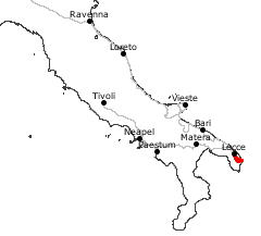GPS-Track Lecce und Otranto