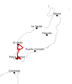 GPS-Track El Golfo