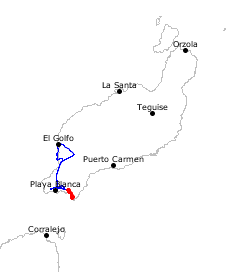 GPS-Track Papagayos