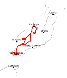 GPS-Track Timanfaya