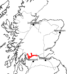 GPS-Track Von Stirling zum Loch Lomond