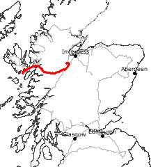GPS-Track Vom Loch Ness zur Isle of Skye