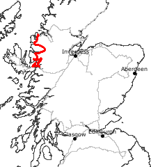 GPS-Track Von der Isle of Skye nach Laide