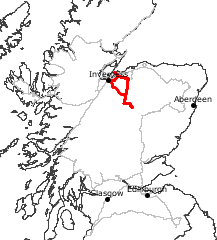 GPS-Track Cairngorm Mountains