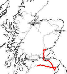 GPS-Track Border Abbeys