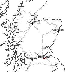 GPS-Track Edinburgh