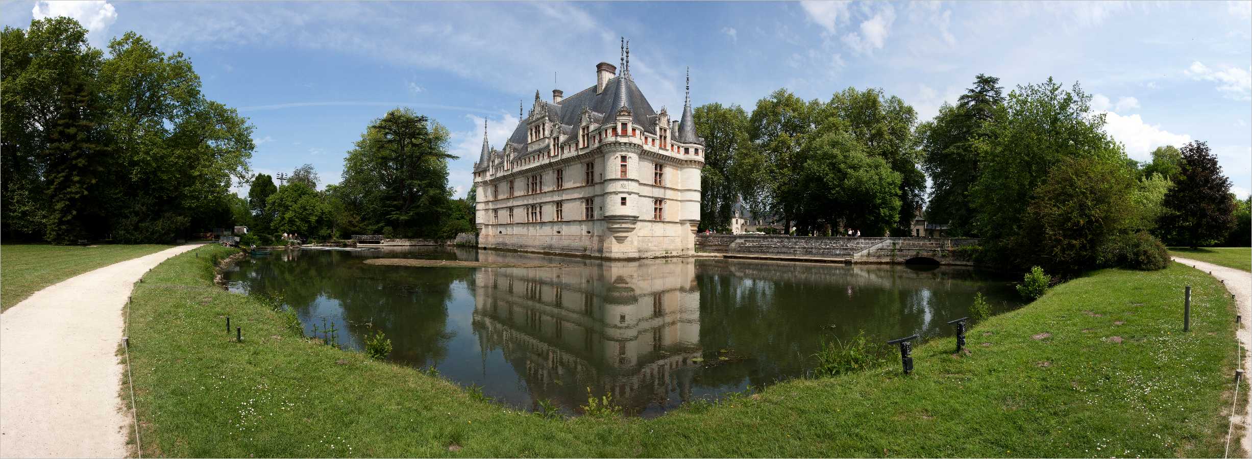 Panorama >> Schloss Azay le Rideau