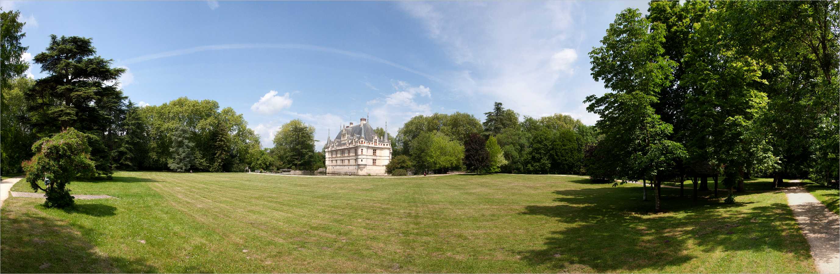 Panorama >> Schloss Azay le Rideau