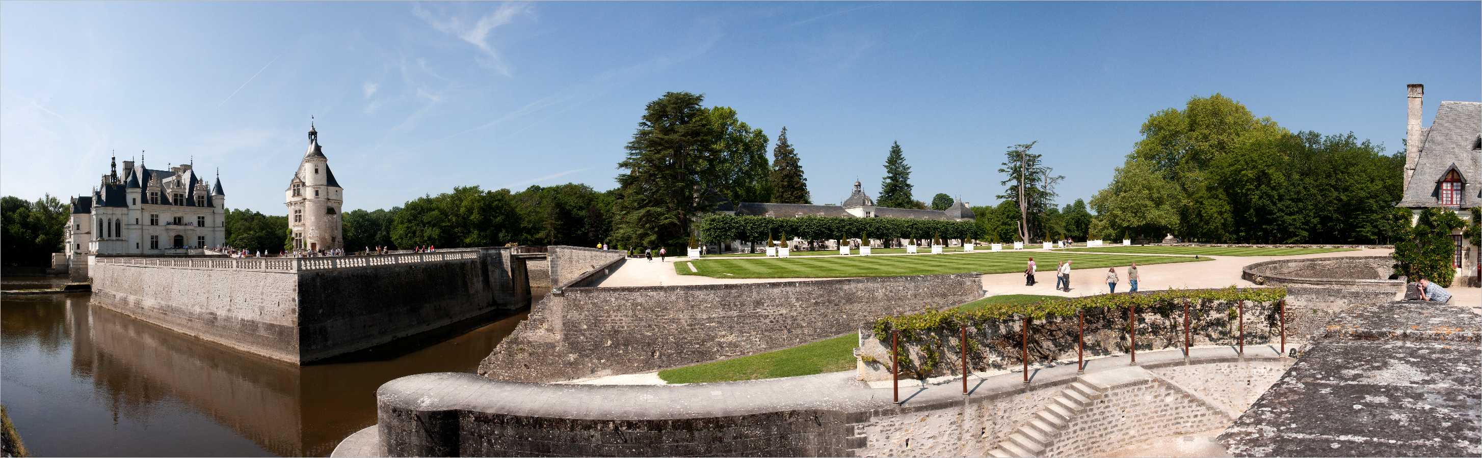 Panorama >> Schloss Chenonceau