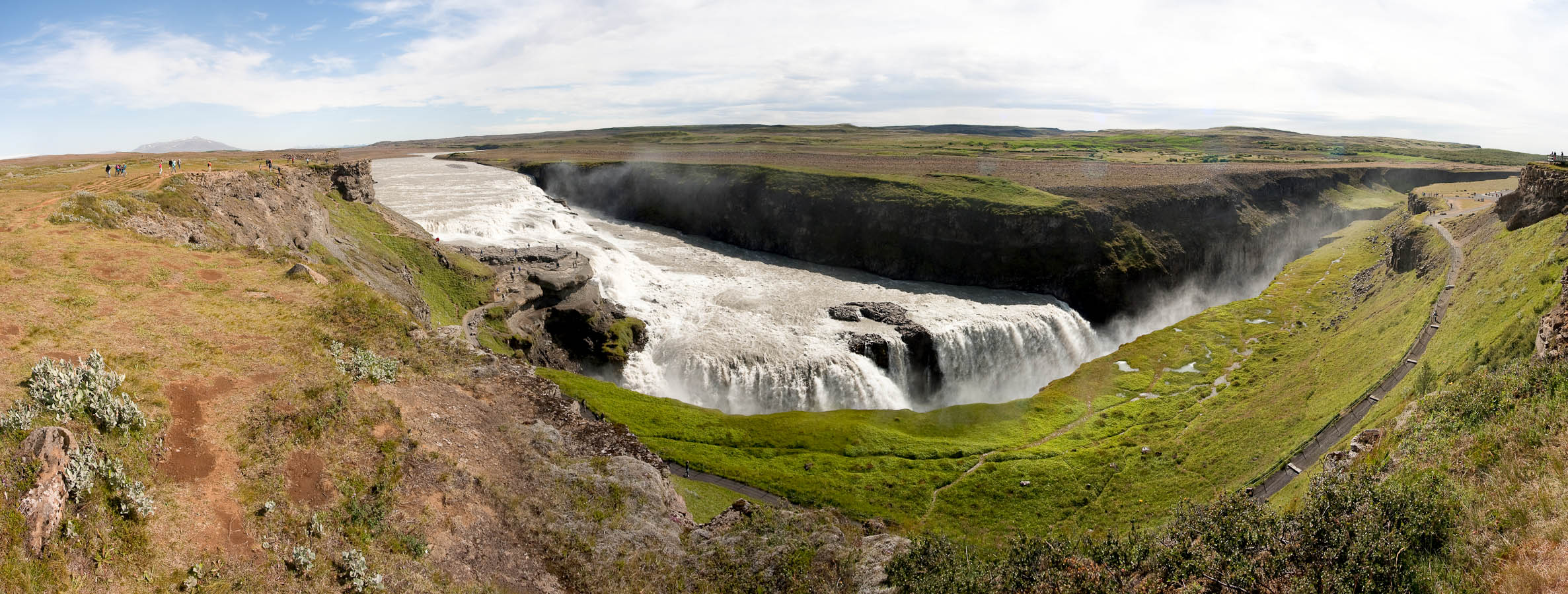 Panorama >> Gullfoss