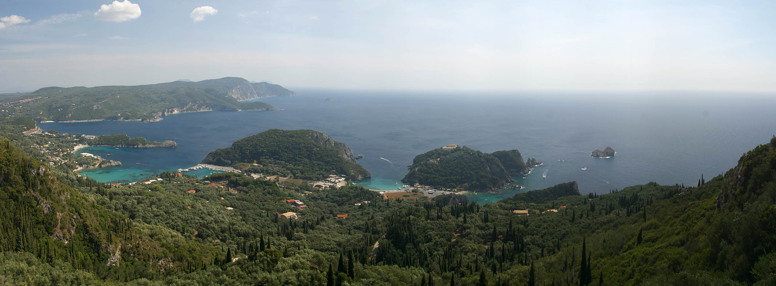 Panorama >> Korfu - Paleokastritsa
