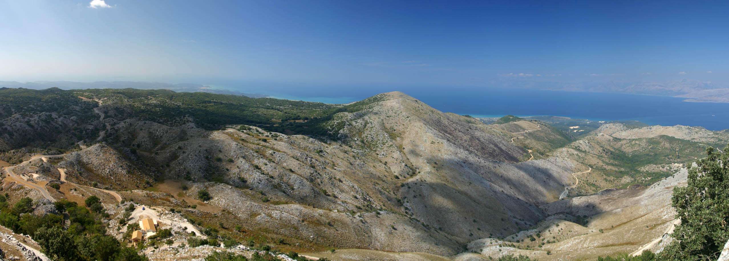 Panorama >> Korfu - Pantokrator