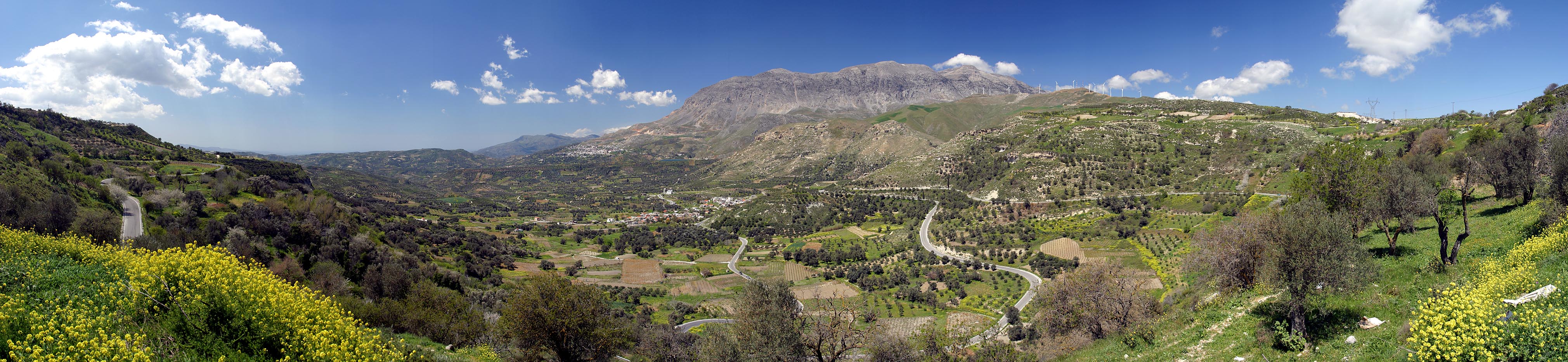 Panorama >> Kreta - Blick Richtung Westen bei Agia Varvara