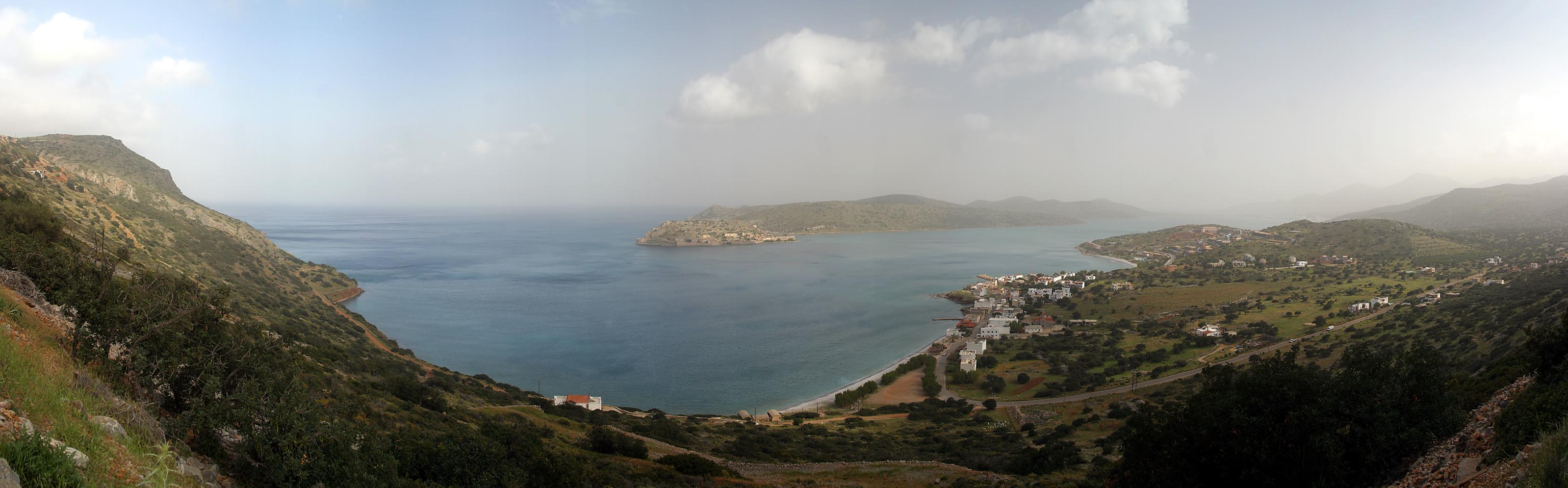 Panorama >> Kreta - Plaka und die Insel Spinalonga