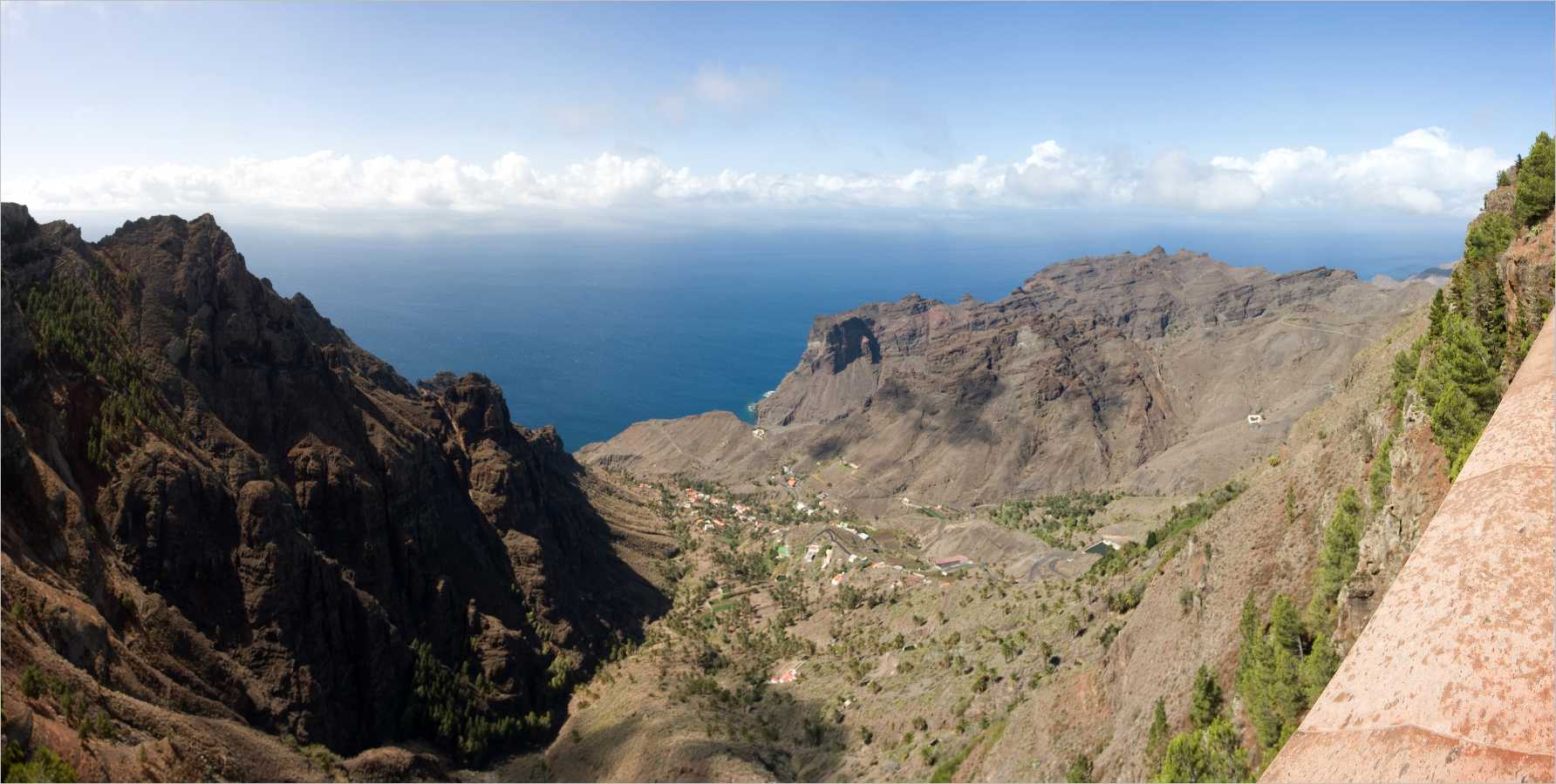 Panorama >> La Gomera - Mirador Ermita El Santo