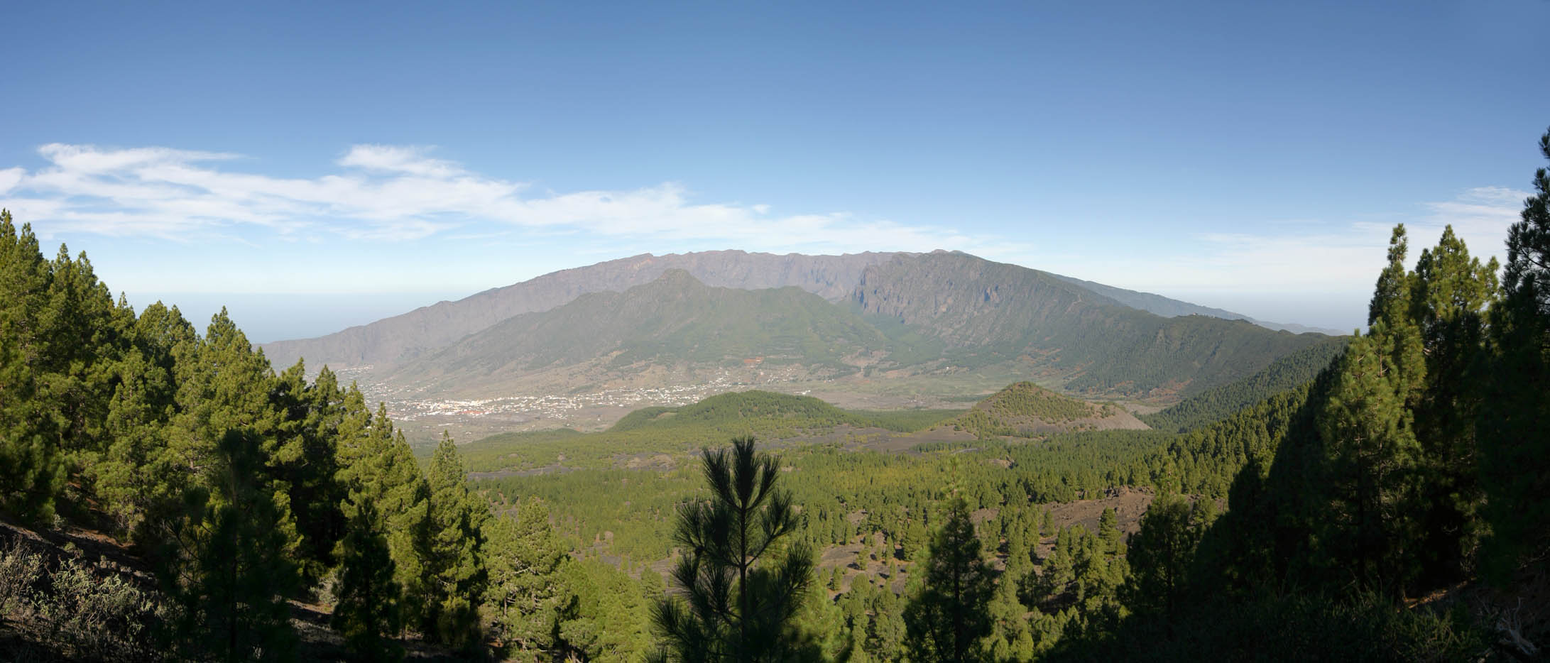 Panorama >> La Palma - Oberhalb des Refugio El Pilar
