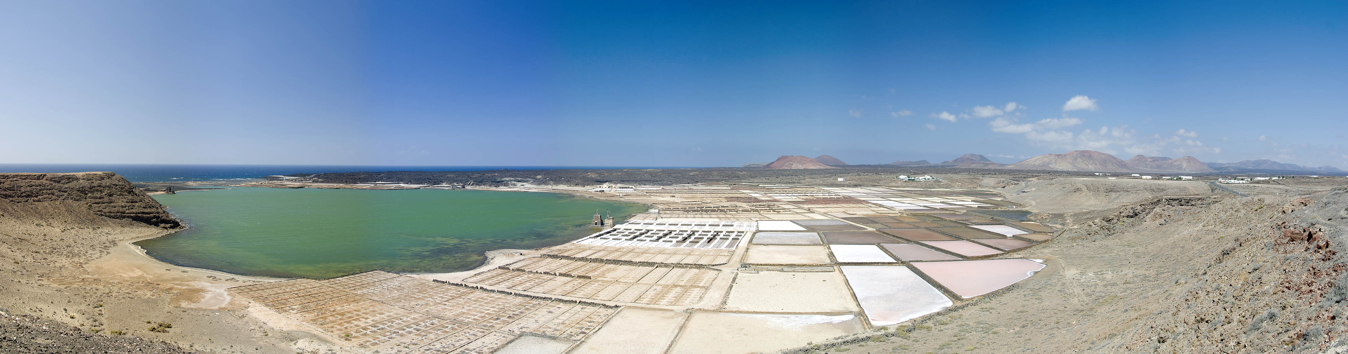 Panorama >> Lanzarote - Salinas de Janubio