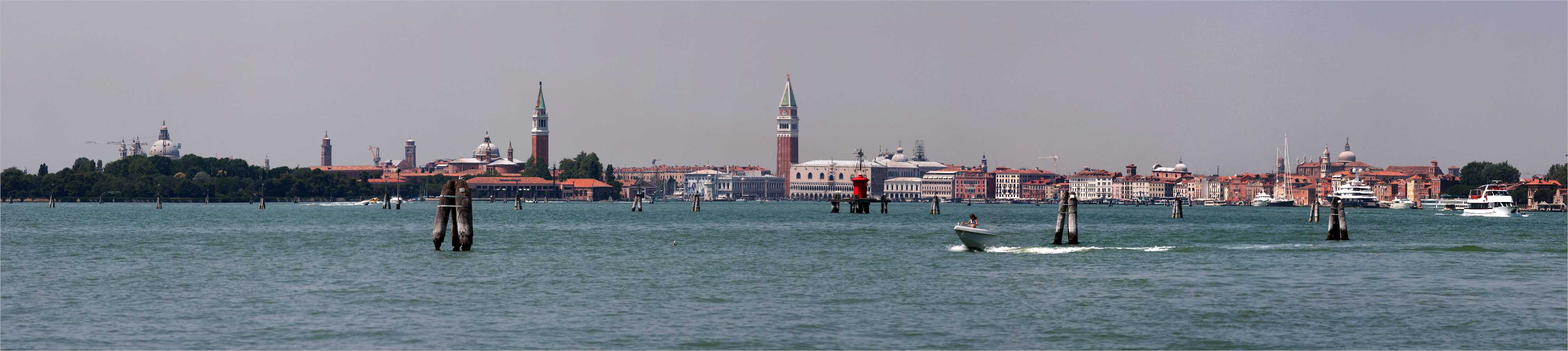Panorama >> Venedig von der Lagune