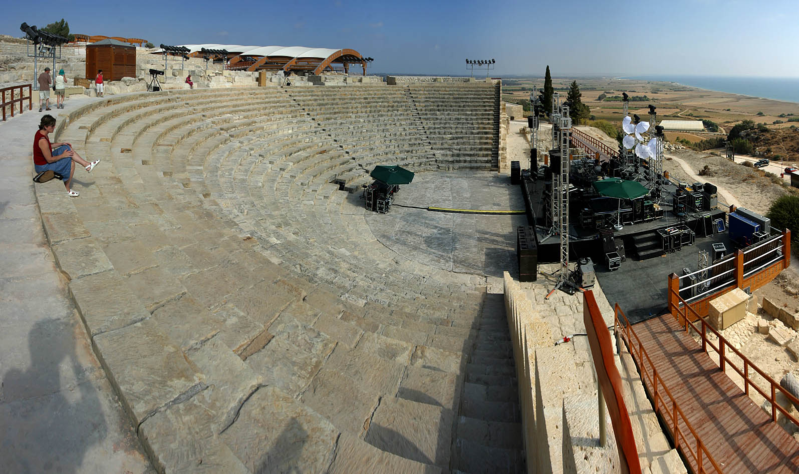 Panorama >> Zypern - Das Amphitheater bei Kourion