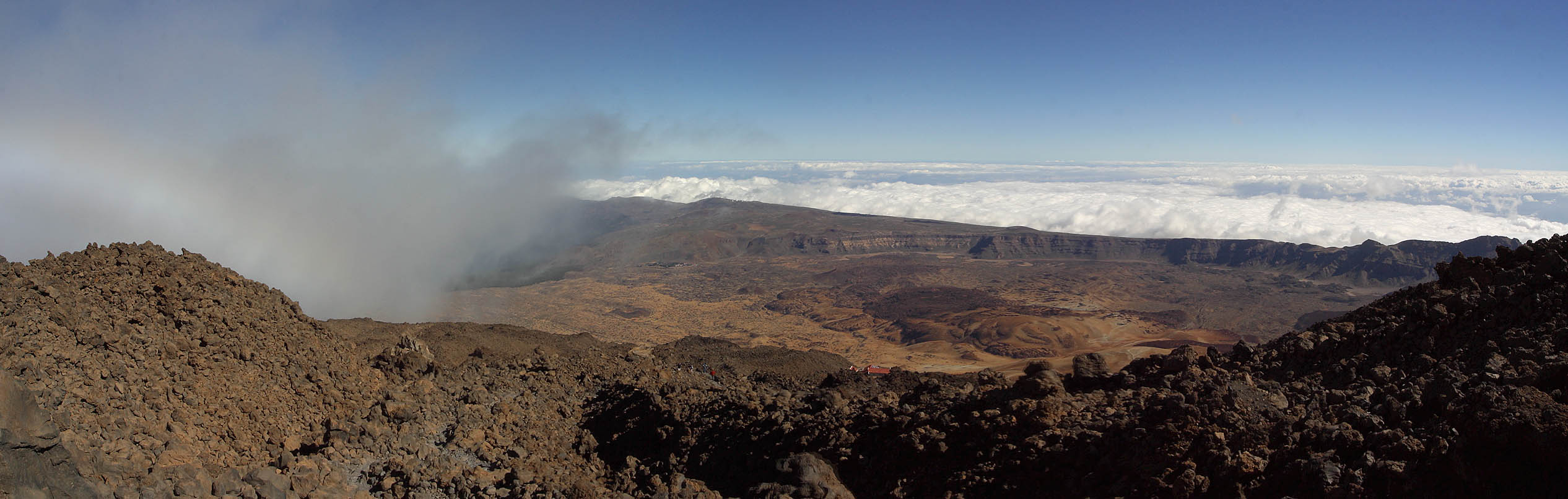 Panorama >> Teneriffa - Oberhalb der Htte Refugio Altavista