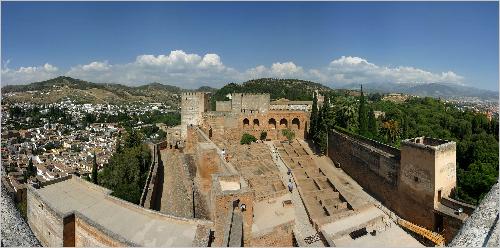 Panorama Alhambra - Alcazaba Panorama Alhambra - Alcazaba