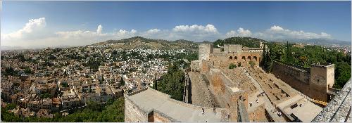 Panorama Alhambra - Alcazaba Panorama Alhambra - Alcazaba