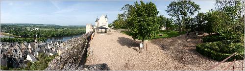 Panorama Burg Chinon
