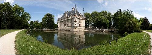 Panorama Schloss Azay le Rideau