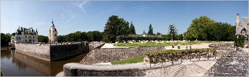 Panorama Schloss Chenonceau