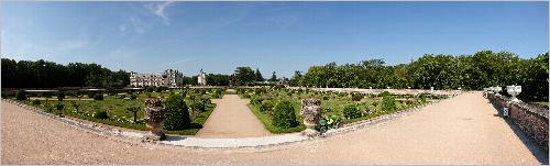 Panorama Schloss Chenonceau