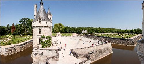Panorama Schloss Chenonceau
