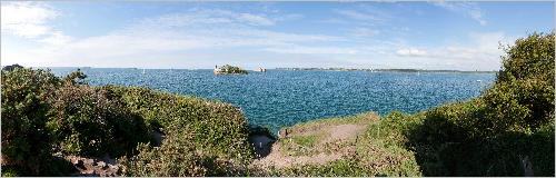 Panorama Schloss Taureau en mer
