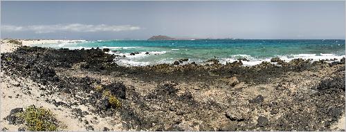 Panorama Fuerteventura - Isola de los Lobos Panorama Fuerteventura - Isola de los Lobos