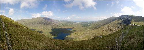 Panorama Dingle Peninsula - Connor's Pass