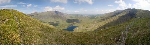 Panorama Dingle Peninsula - Connor's Pass