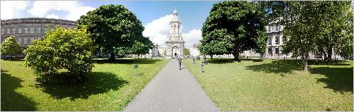 Panorama Dublin - Trinity College