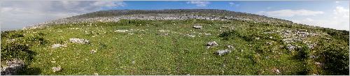 Panorama The Burren bei Fanore