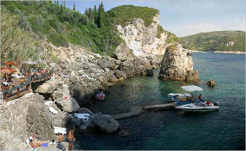 Panorama Paleokastritsa - La Grotta Panorama Paleokastritsa - La Grotta