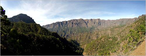 Panorama Cumbrecita Richtung Caldera