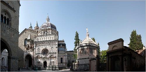 Panorama Bergamo Santa Maria Maggiore