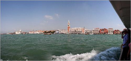 Panorama Venedig vom Vaporetto aus