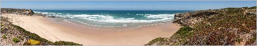Panorama Praia do Monte Clrigo