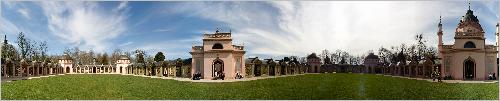 Panorama 360 Grad - Die Moschee im Schlossgarten Panorama 360 Grad - Die Moschee im Schlossgarten