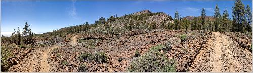 Panorama Wanderung zur Mondlandschaft