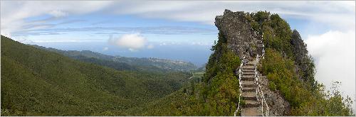 Panorama Mirador zwischen Santana und dem Pico Ruivo Panorama Mirador zwischen Santana und dem Pico Ruivo