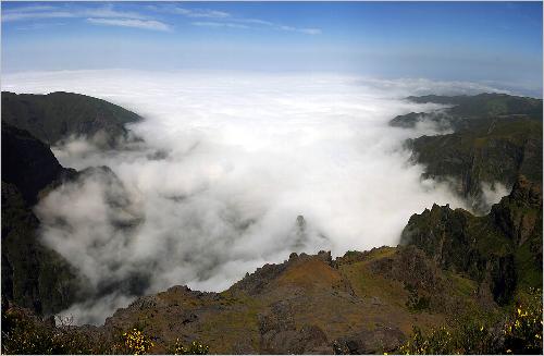 Panorama Mirador de Juncal beim Pico Do Arieiro Panorama Mirador de Juncal beim Pico Do Arieiro